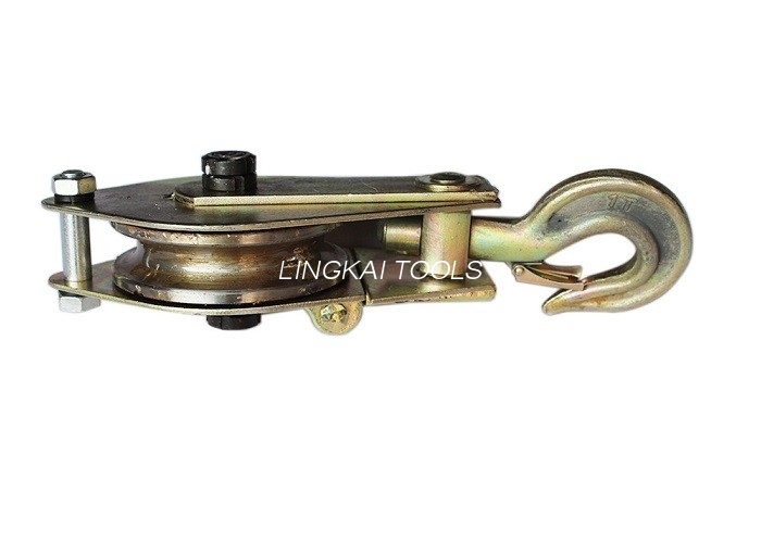 சிங்கிள் ஷீவ் டவர் எரெக்ஷன் டூல்ஸ் , ஸ்டீல் புல்லி பிளாக் லிஃப்டிங்/ஹைஸ்டிங்
