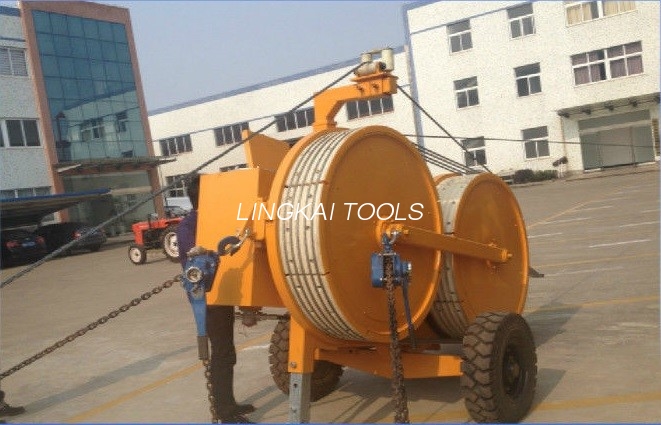 ஆரஞ்சு ஹைட்ராலிக் புல்லர் டென்ஷனர் SA-YQZ40 40KN இழுக்கும் / டென்ஷனிங் கண்டக்டருக்கு