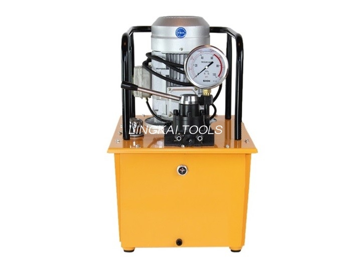 2.5L/நிமிட உயர் அழுத்த கிரிம்பிங் கருவி / 70Mpa 0.75KW மின்சார இயக்கப்படும் ஹைட்ராலிக் பம்ப்