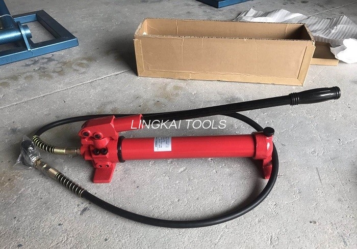 CP-700 மேனுவல் ஹைட்ராலிக் ஆயில் பம்ப், ப்ரோட்டபிள் ஹைட்ராலிக் கை பம்ப் ஸ்டீல் மெட்டீரியல்