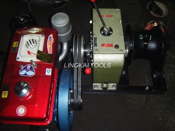 6.6hp டீசல் எஞ்சினுடன் 4.41kw பவர் கேபிள் புல்லர் 168kg ISO சான்றிதழ்