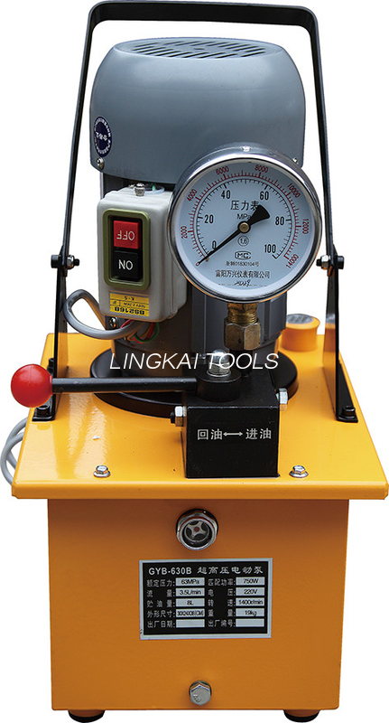 இரட்டை நிலை 3.0kw ஹைட்ராலிக் கிரிம்பிங் கருவி மின்சாரம் இயங்கும் பம்ப்