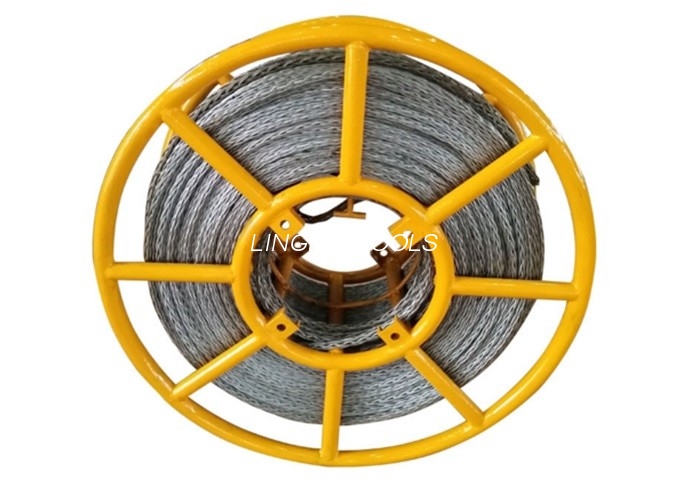 ஓவர்ஹெட் ஸ்ட்ரிங்கிங் Opgw மற்றும் கிரவுண்ட் வயருக்கான 10mm எதிர்ப்பு முறுக்கு ஸ்டீல் கம்பி கயிறு