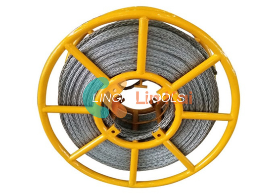 900KN மேக்ஸ் ஆண்டி ட்விஸ்டிங் ஸ்டீல் கம்பி கயிறு 10mm OPGW மற்றும் தரை கம்பி